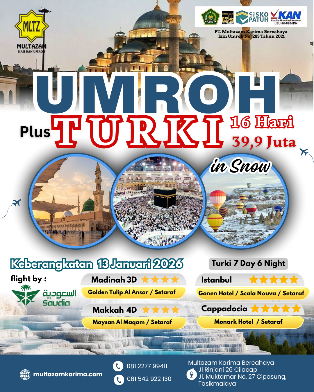 Foto paket Umroh Plus Turki