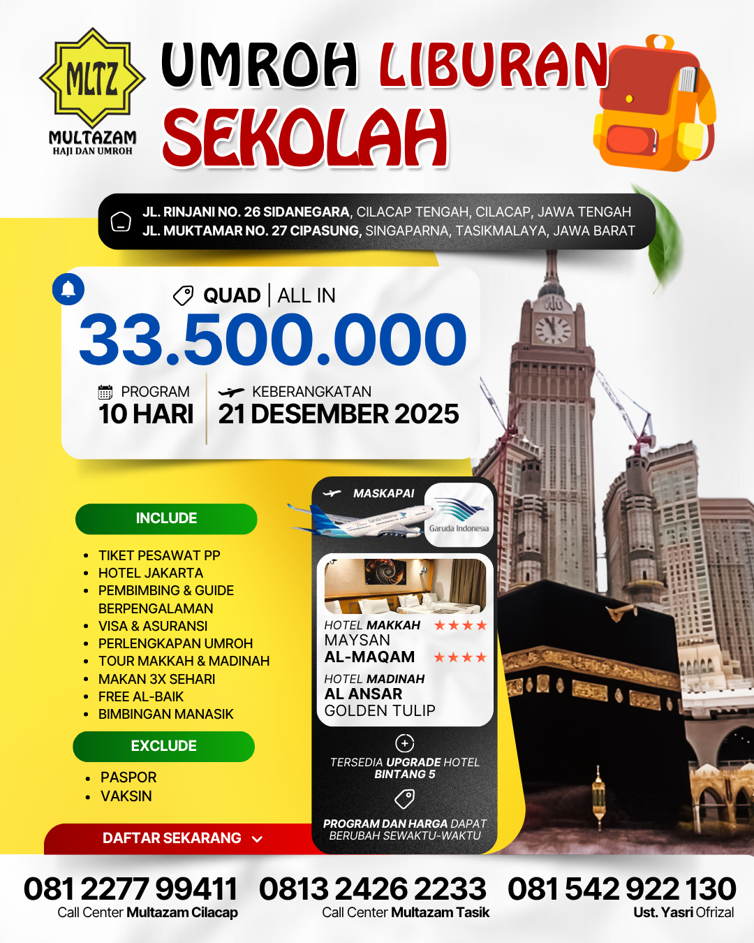 Foto paket Umroh Liburan Sekolah